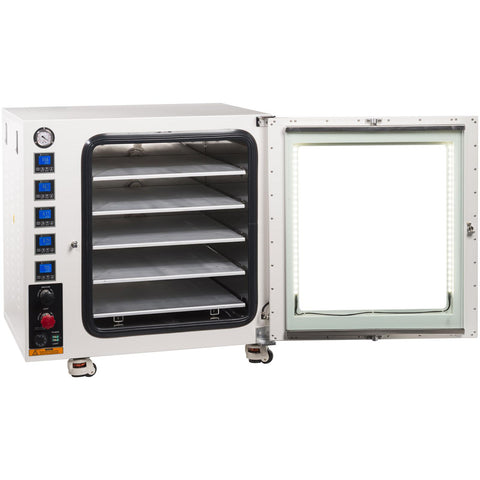 AccuTemp Vacuum Oven, 7.5 Cu Ft, 5 Heated Shelves, SST Tubing/Valves