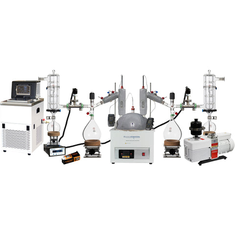Ai 10L Short Path Distillation Kit, Turn-Key Package - Ai C20 Chiller, Ai SuperVac Pump