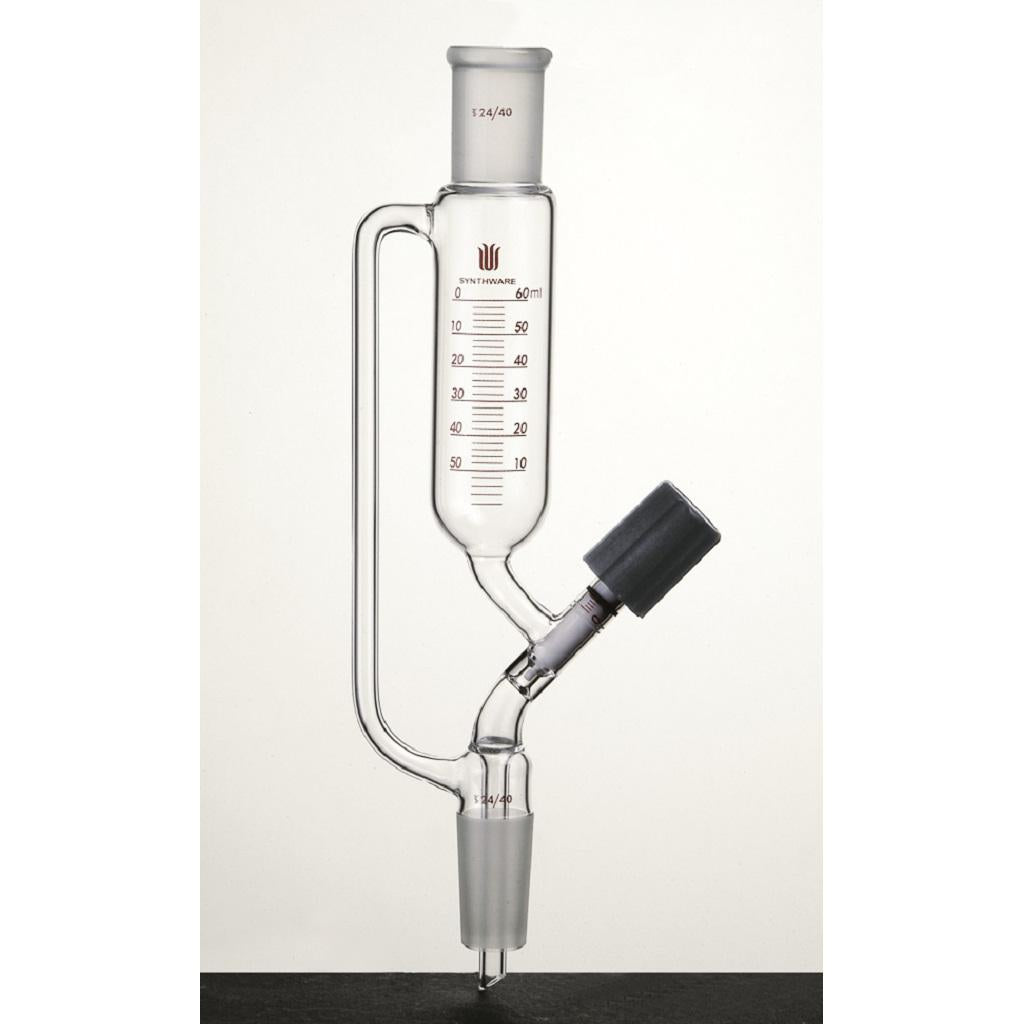 Funnel, Pressure Equalizing, High Vacuum Valve