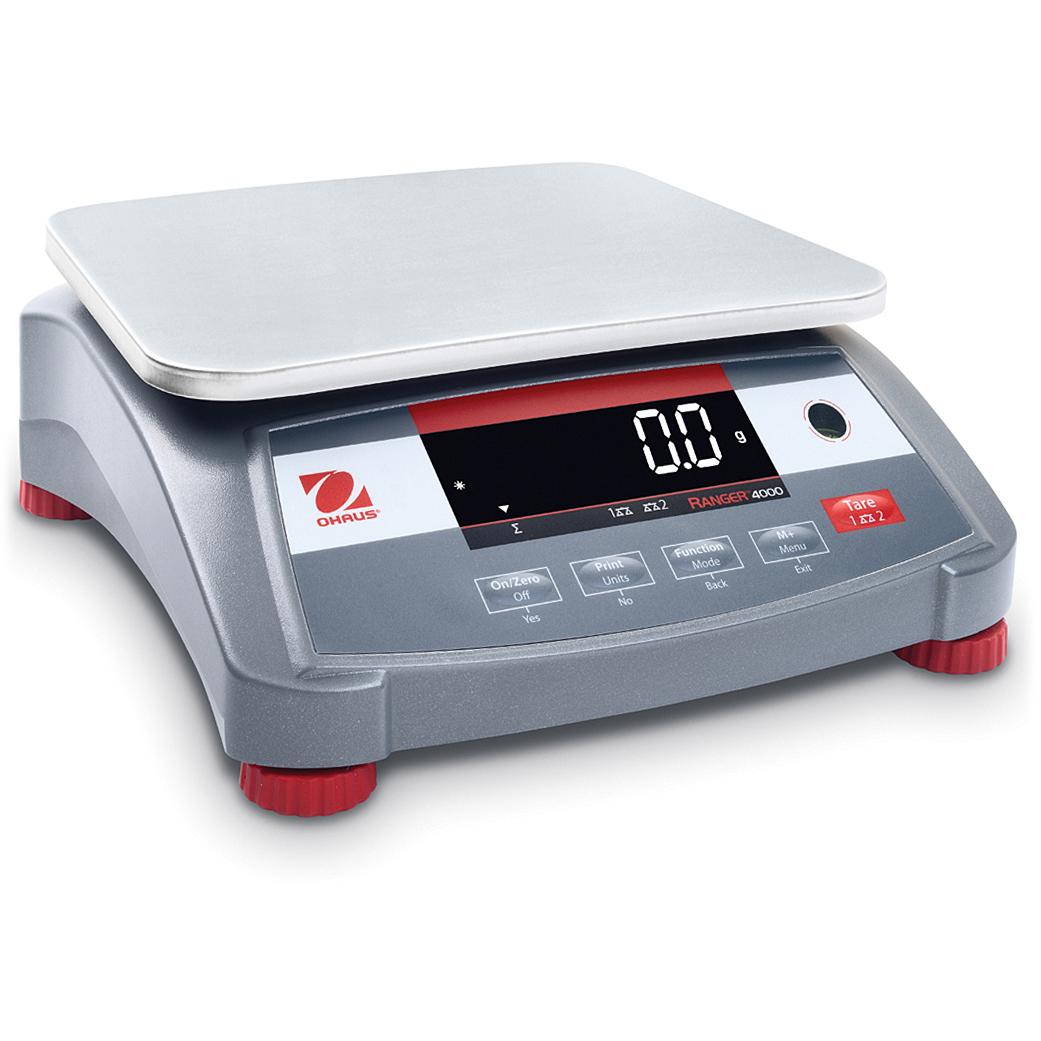 Ohaus® Ranger® 4000 Bench Scales (Readability up to 0.0002 lb)