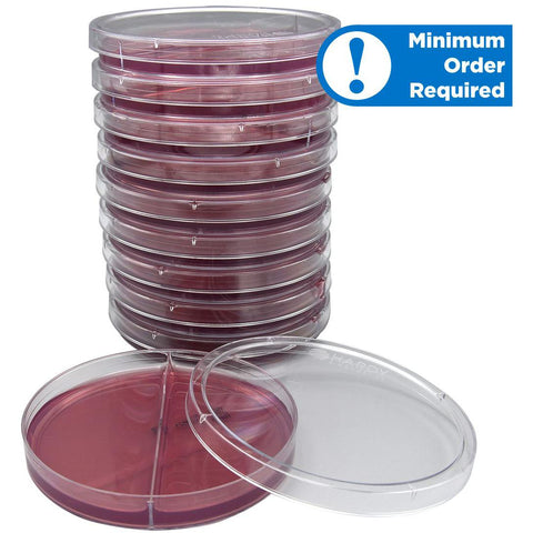 Violet Red Bile Agar (VRBA) with MUG (Methylumbelliferyl Glucuronide)/Violet Red Bile Agar (VRBA) with MUG, Biplate