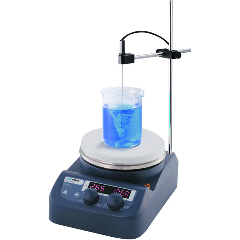 Scilogex MS-H280-Pro Circular-top LED Digital Hotplate Stirrer Bundle