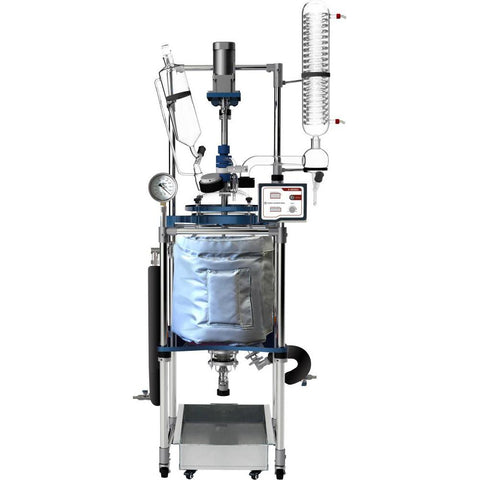 Ai R Series Single Or Dual Jacketed Glass Reactor Systems, 20 Liter