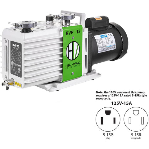 RVP 12 Two Stage Rotary Vane Vacuum Pump