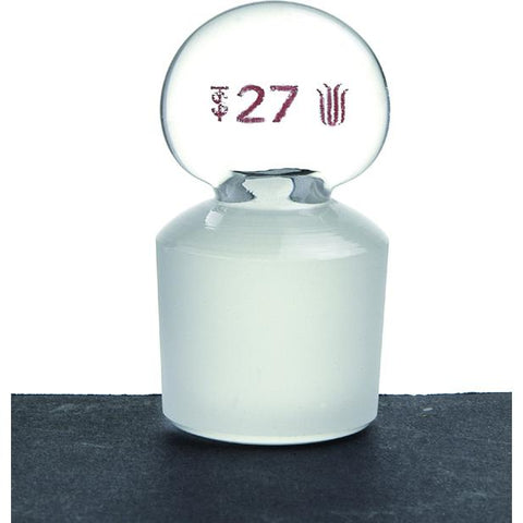 Stopper, Glass, Penny-Head, Flask Length