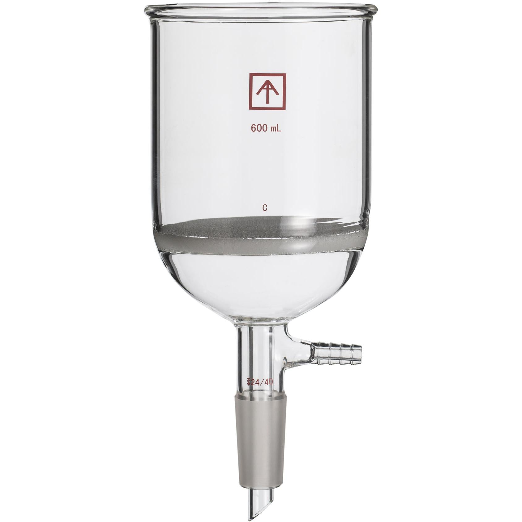 Filter Funnel, Buchner, 24/40 Inner Joint, 40-80 Micron Frit