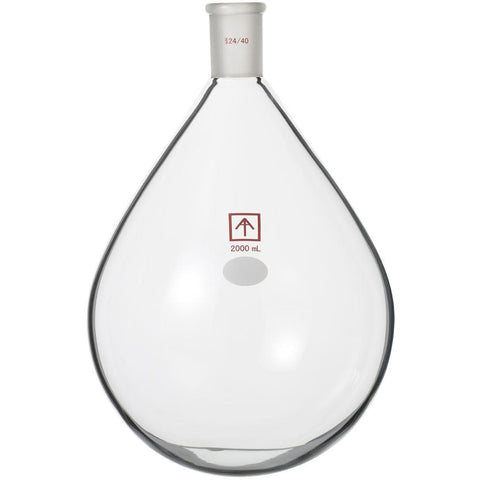 Flask, Oval-Shaped, Heavy Wall, 24/40 Joint