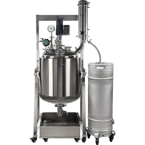 Ai 200L Dual-Jacketed, 316L-Grade Stainless Steel Reactor