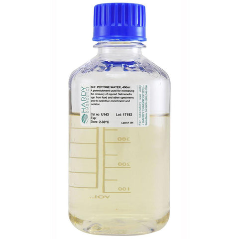 Buffered Peptone Water (BPW), 400ml, Polycarbonate Bottle
