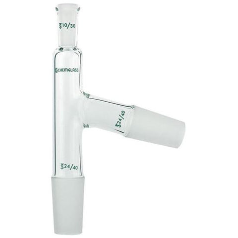 Adapters, Distillation, 75°, One Outer Joint, Two Inner Joints