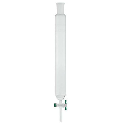Columns, Chromatography, Standard Taper Joints, PTFE Stopcocks, with Fritted Discs