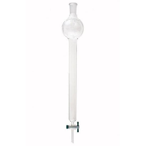 Columns, Chromatography, Standard Taper Joints, with Reservoirs, PTFE Stopcocks