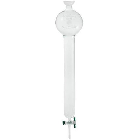 Columns, Chromatography, Spherical Joints, with Reservoirs, PTFE Stopcocks