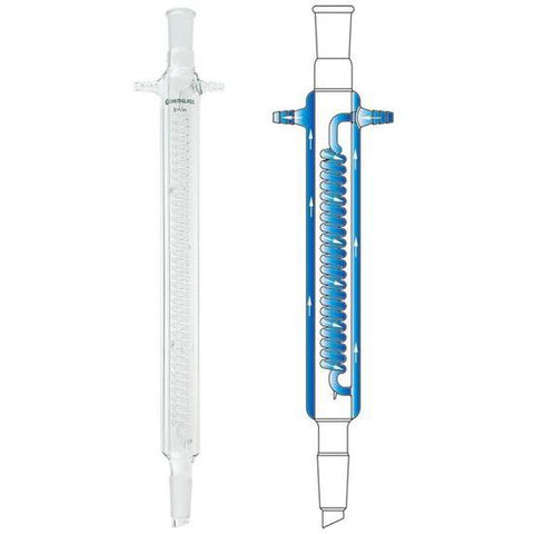 Condensers, Reflux, Top Outer Standard Taper, Bottom Drip Tip