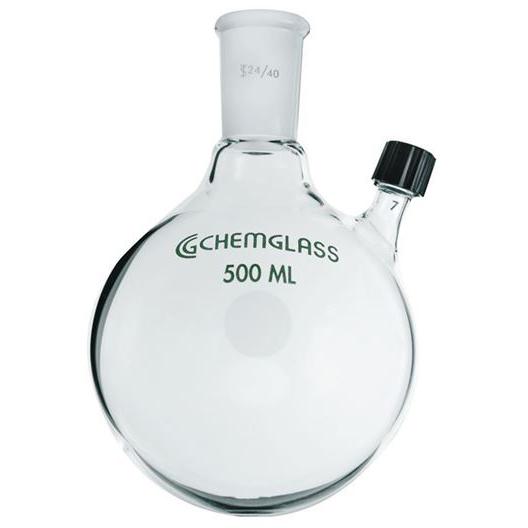 Round Bottom Flasks, Heavy Wall, Threaded Inlet
