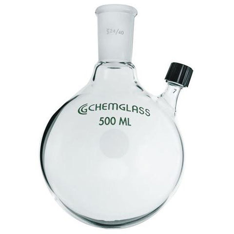 Round Bottom Flasks, Heavy Wall, Threaded Inlet