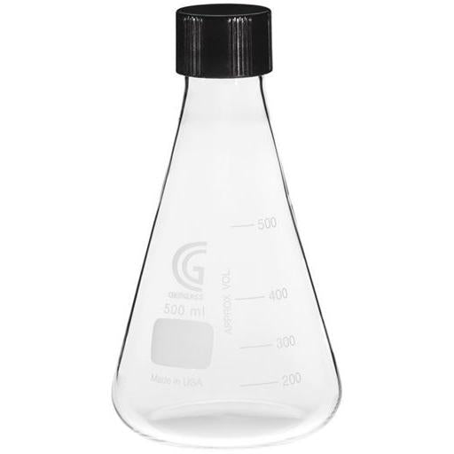 Flasks, Erlenmeyer, Screw Caps
