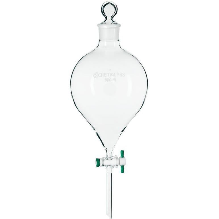 Funnels, Separatory, Globe Shaped, Large Capacity