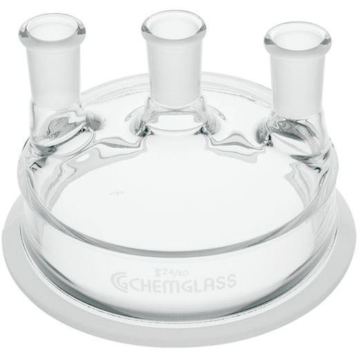 Reaction Vessel Lids, 3-Necks, Vertical