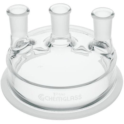 Reaction Vessel Lids, 3-Necks, Vertical
