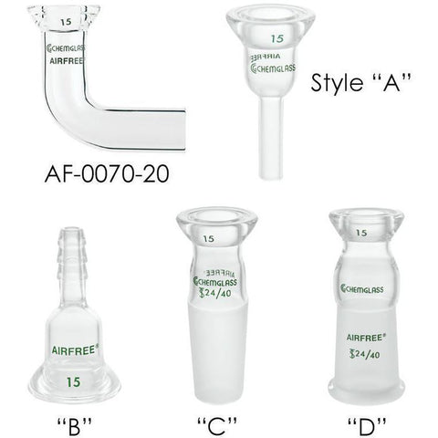 Adapters, Airfree, 15mm O-Ring Joints, Schlenk