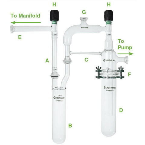 AF-0203-03, Pre-Trap Only, Airfree, Schlenk