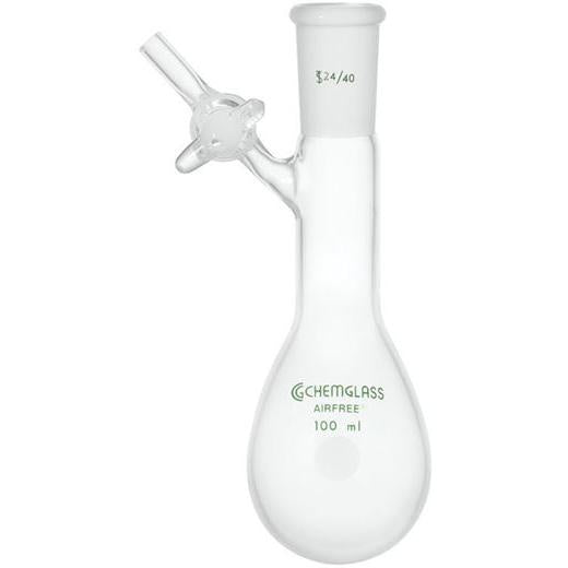 Flasks, Reaction, Single Neck, Airfree, Schlenk, Kjeldahl