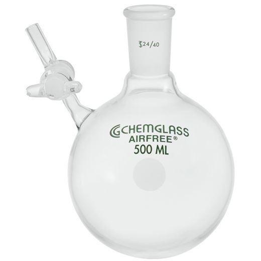 Flasks, Reaction, Single Neck, Airfree, Schlenk, Round Bottom Flask