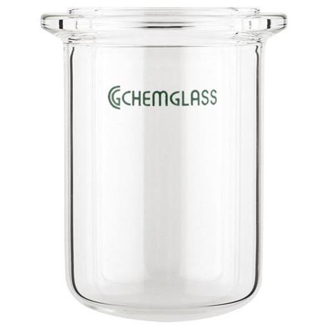 Reaction Vessel, Shallow Dish Bottoms, 100mL, Equivalent to Mettler EasyMax