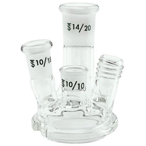 Reaction Vessel Lid, 4-Necks, 50mL, Equivalent to Mettler EasyMax