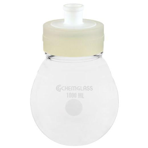 Recovery Flasks, Heavy Wall, Wide Mouth, Single Neck, GL80