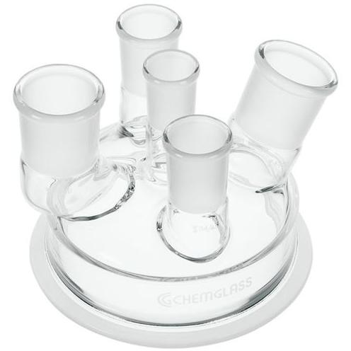 Reaction Vessel Lid, 5-Necks, 150mm Flange