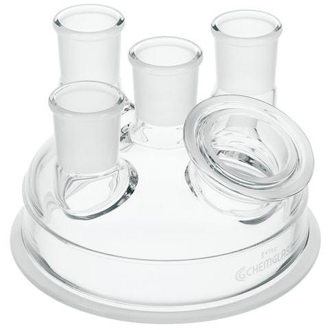 Reaction Vessel Lid, 5-Necks, 200mm Flange