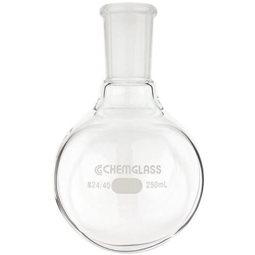 Flasks, Heavy Wall, Round Bottom, Single Neck, 100mL to 300mL