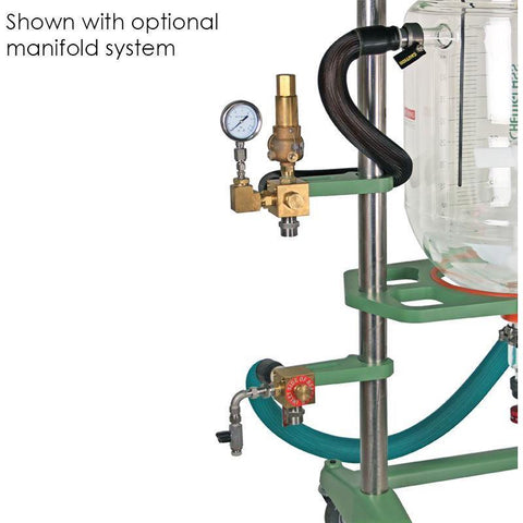 Process Reactor Systems, Jacketed, Electric Motor, 50L, Squatty