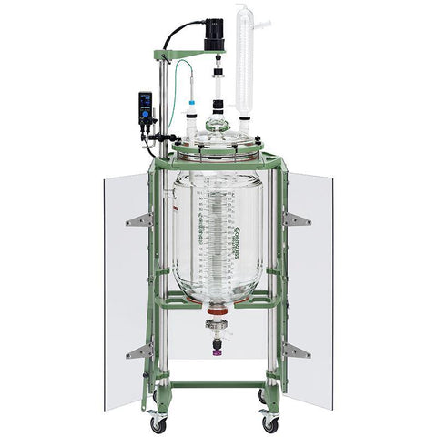 Process Reactor Systems, Jacketed, Electric Motor, 100L, Squatty