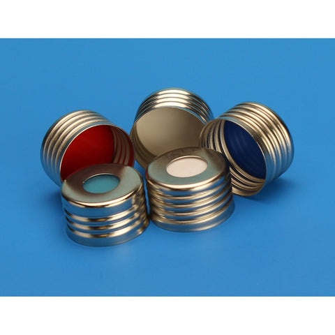 18mm Metal Screw Thread Closures, Magnetic, for Headspace & SPME Vials