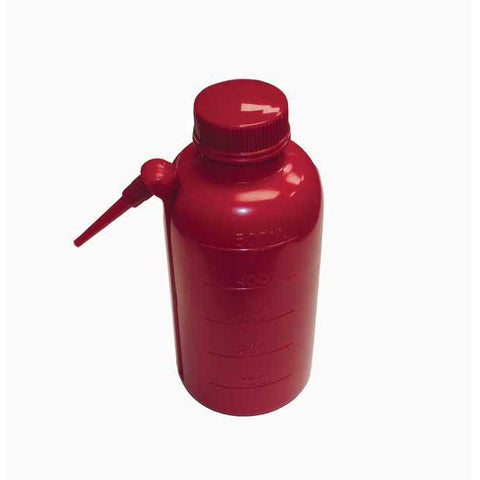 Wash Bottles, Red, Unitary