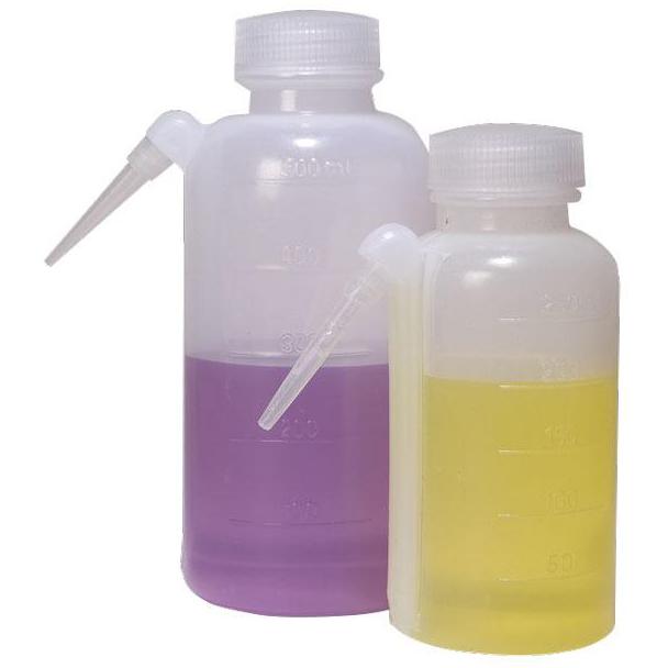 Wash Bottles, Unitary, LDPE