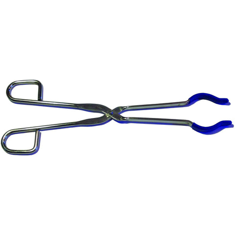 Flask Tongs, Stainless Steel, with Silicone Coated Grips