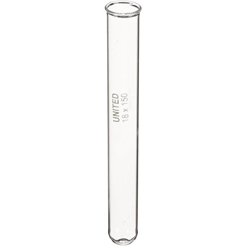 Test Tubes with Rim, Borosilicate Glass