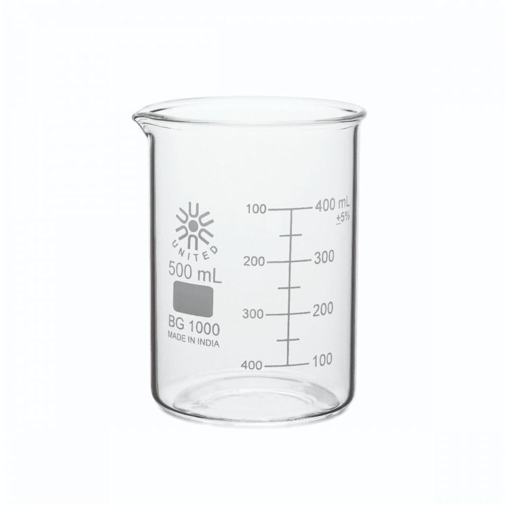 Beakers, Low Form, Borosilicate Glass