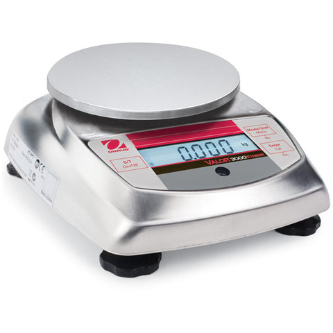 Ohaus® Valor® 3000 Rugged Portable Scales (Readability up to 0.00005 lb)