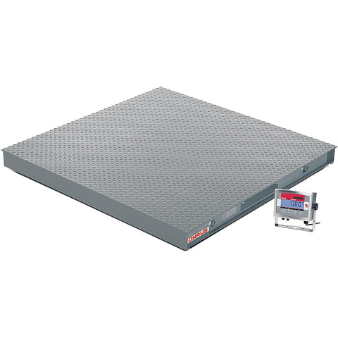 Ohaus® VX Series Washdown Economical Floor Scale (Readability up to 0.5 lb)
