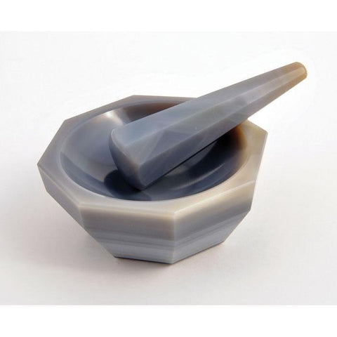 Mortar & Pestle Sets, Agate Stone