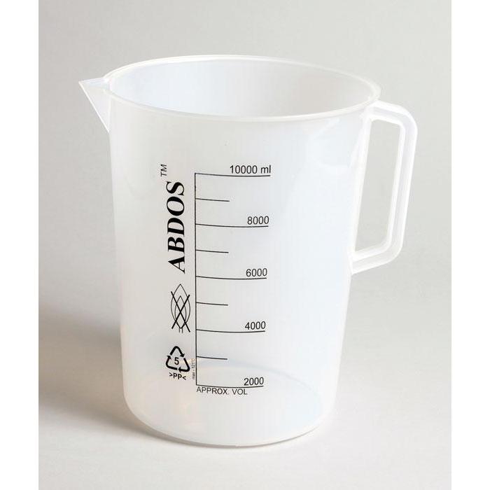 Beakers with Handle, Printed Graduations, PP