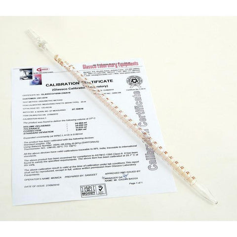 Pipettes, Measuring (Mohr), Class A, Individually Certified