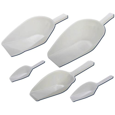 Scoops, Flat Bottom, HDPE