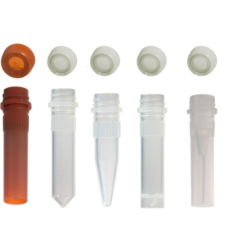 Screw Cap Cryogenic Tubes and Caps, Sterile