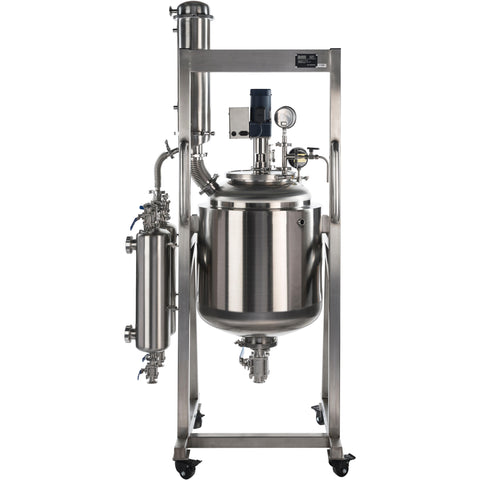 Ai 50L Dual-Jacketed, 316L-Grade Stainless Steel Reactor